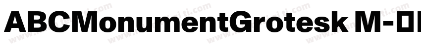 ABCMonumentGrotesk M字体转换